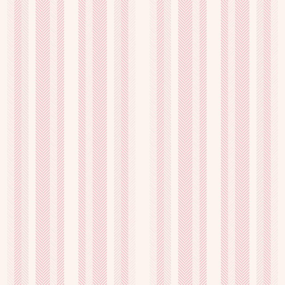 Textile lines background of vector fabric pattern with a vertical seamless stripe texture.