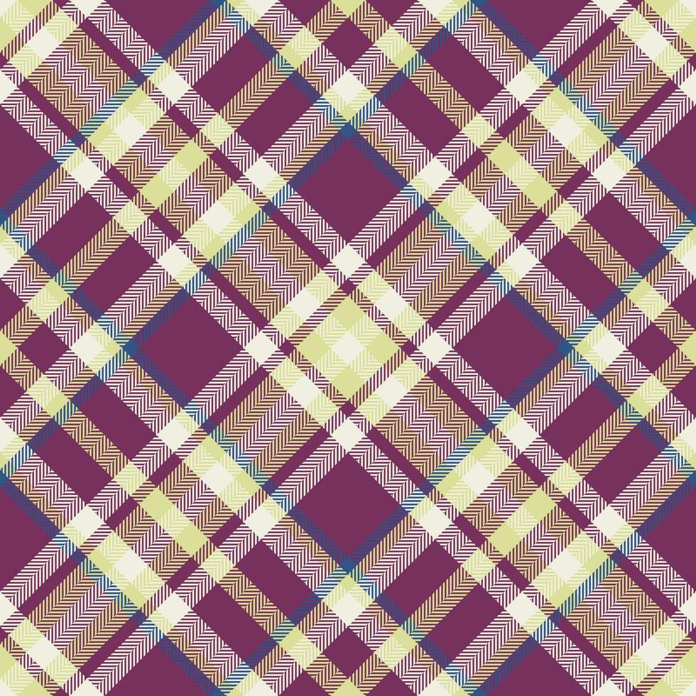Plaid pattern vector. Check fabric texture. Seamless textile design for clothes, paper print. vector