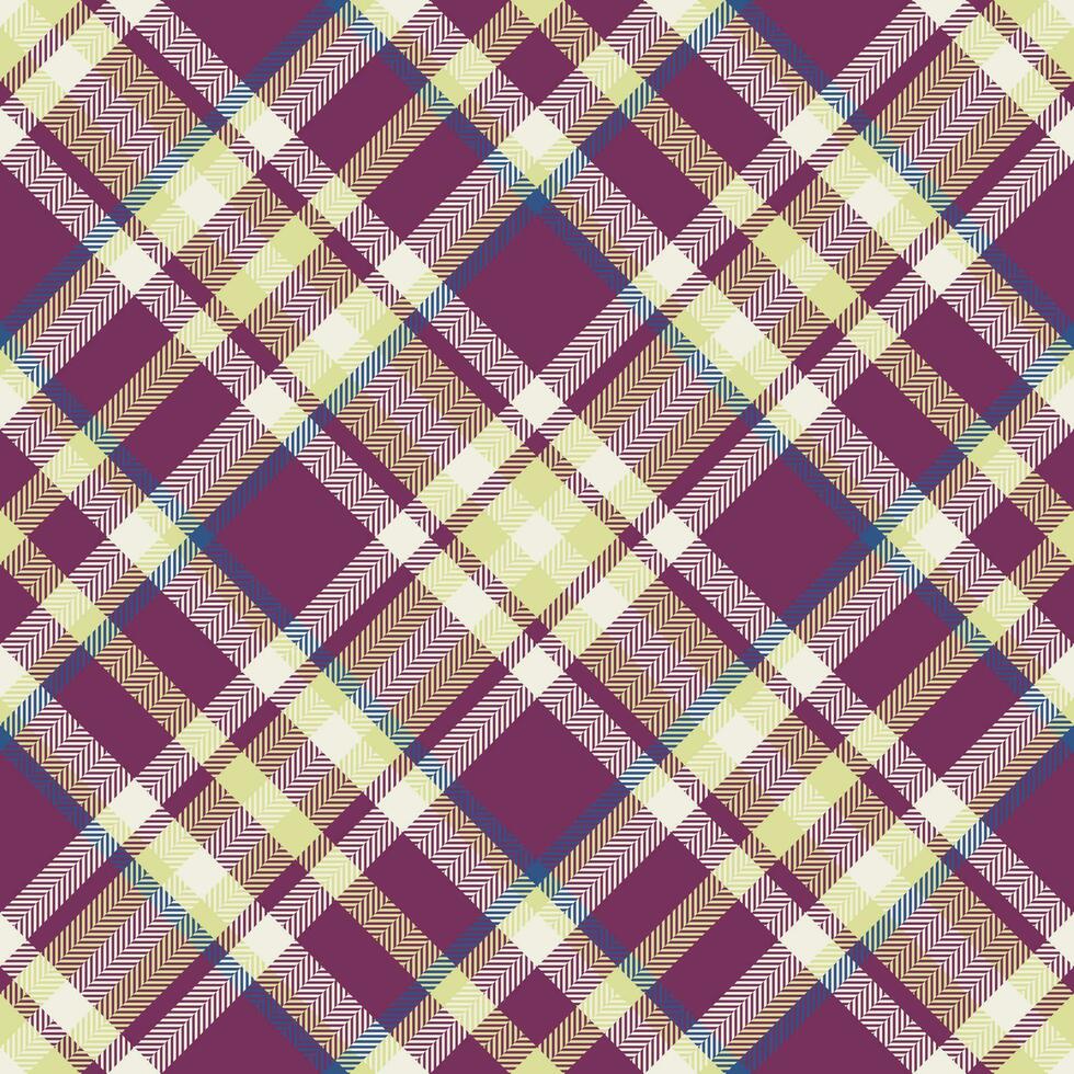 Plaid pattern vector. Check fabric texture. Seamless textile design for clothes, paper print. vector