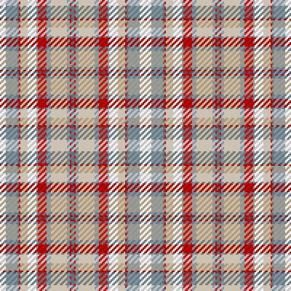 Seamless pattern of scottish tartan plaid. Repeatable background with check fabric texture. Vector backdrop striped textile print.