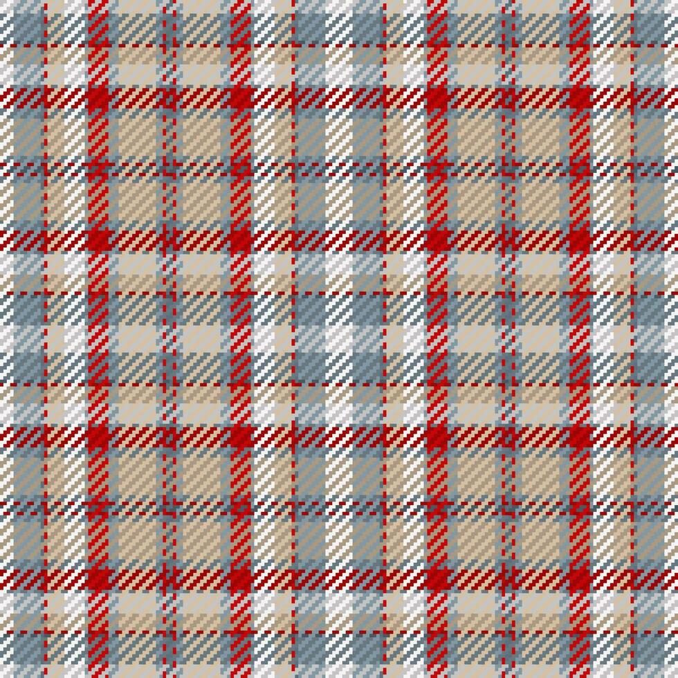 Seamless pattern of scottish tartan plaid. Repeatable background with check fabric texture. Vector backdrop striped textile print.