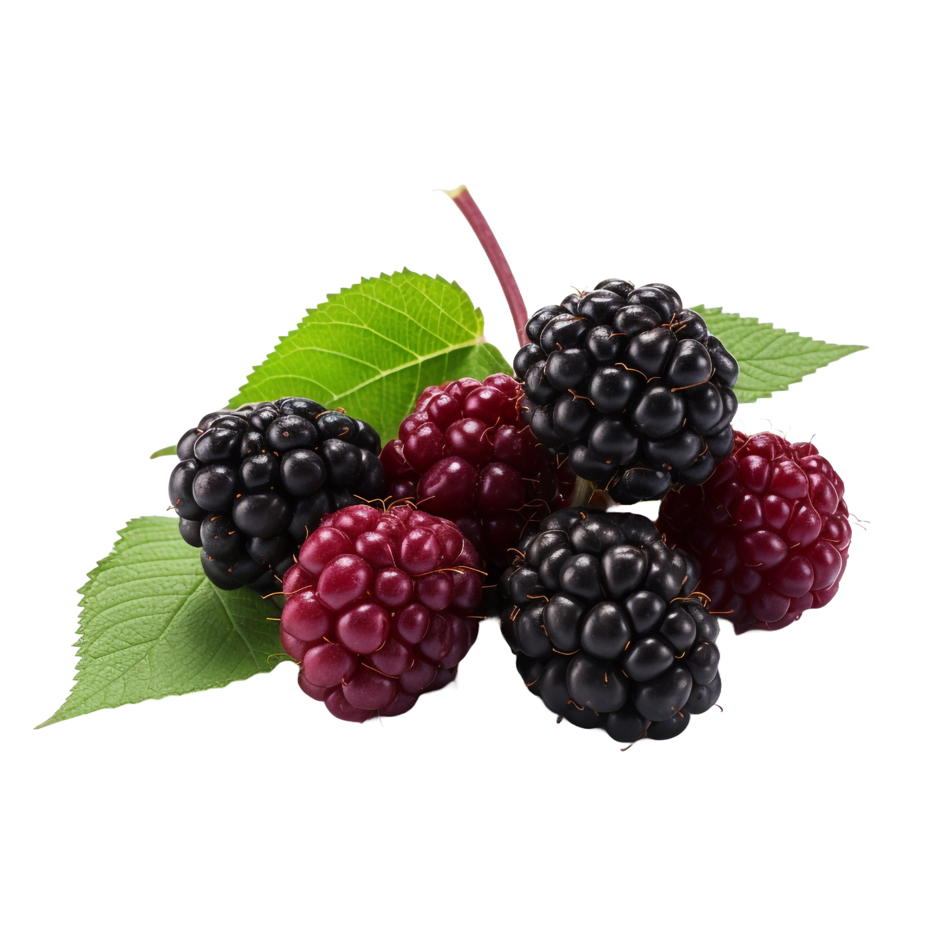 AI generated Boysenberry isolated on transparent background 36292991 PNG