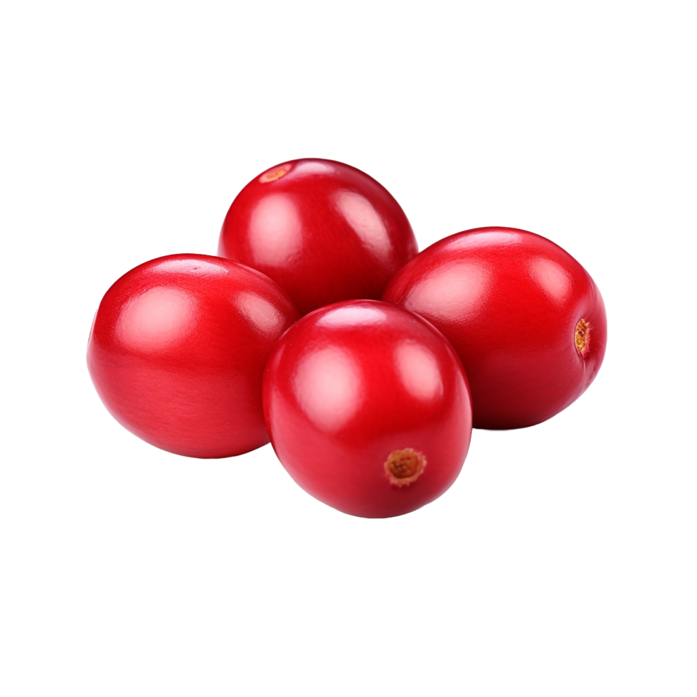 AI generated Cranberry isolated on transparent background png