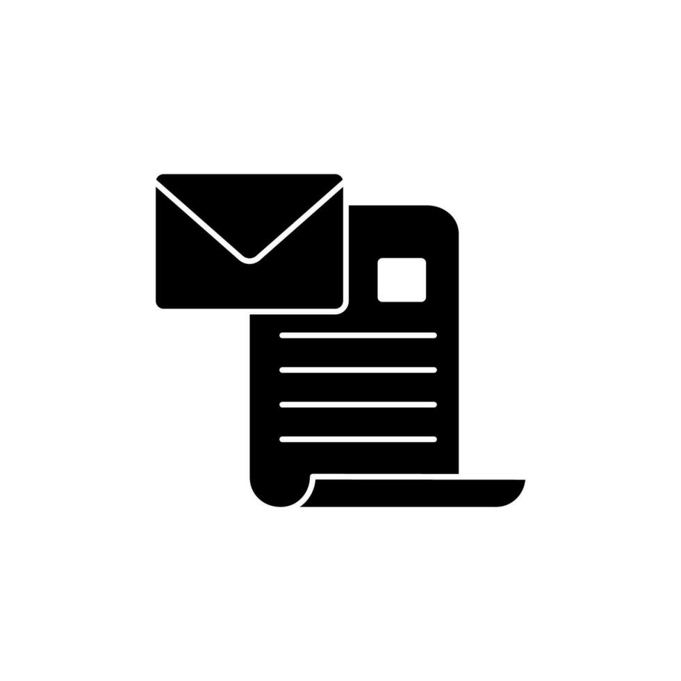 newsletter concept line icon. Simple element illustration. newsletter concept outline symbol design. vector