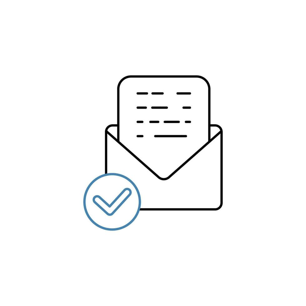 read concept line icon. Simple element illustration. read concept outline symbol design. vector