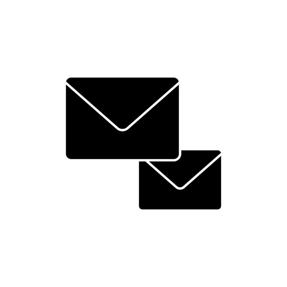 correspondence concept line icon. Simple element illustration. correspondence concept outline symbol design. vector