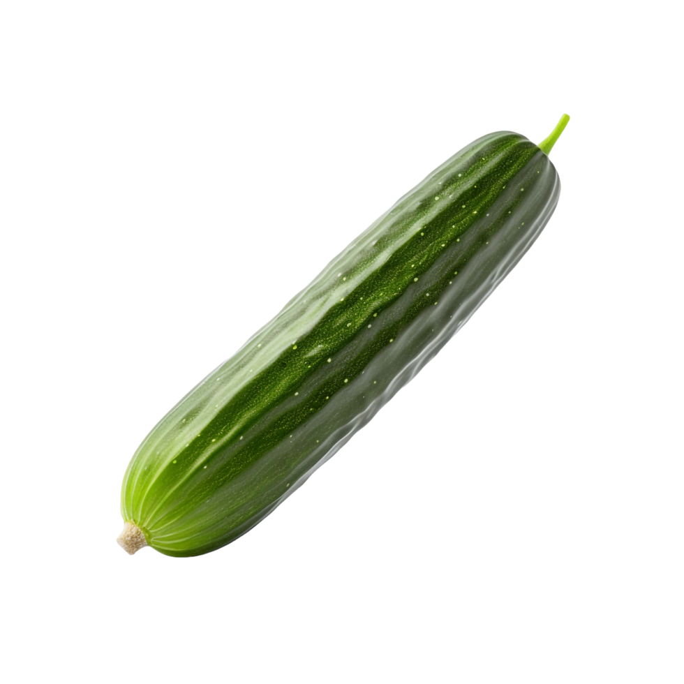 AI generated Cucumber isolated on transparent background png