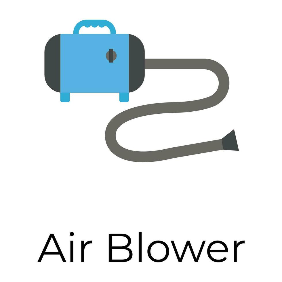 Trendy Air Blower vector