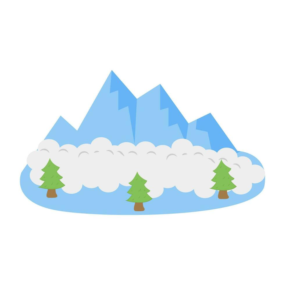 Trendy Tsunami Concepts vector