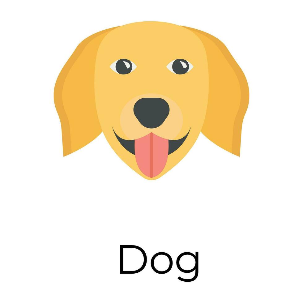 Trendy Dog Concepts vector