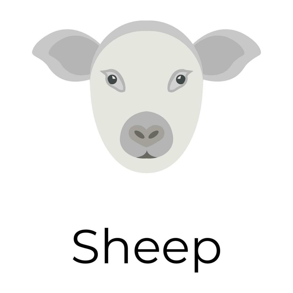 Trendy Sheep Concepts vector