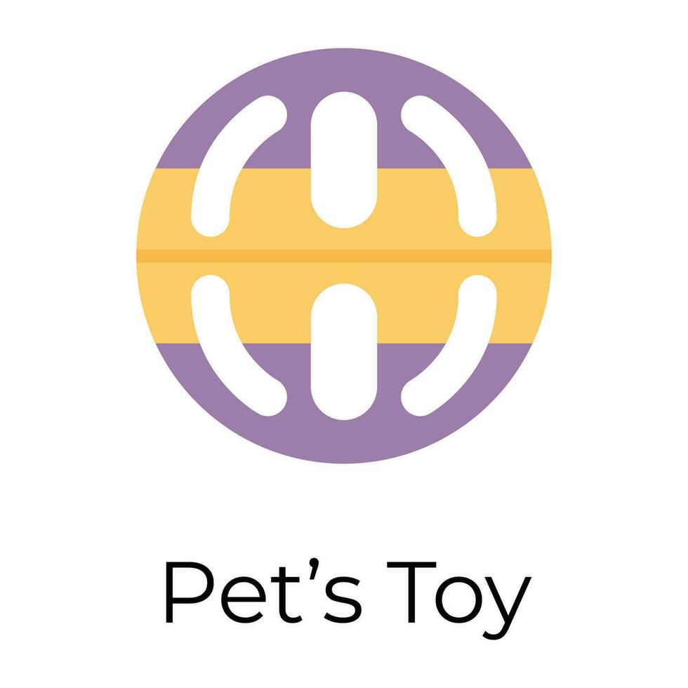 Trendy Pet Toy vector