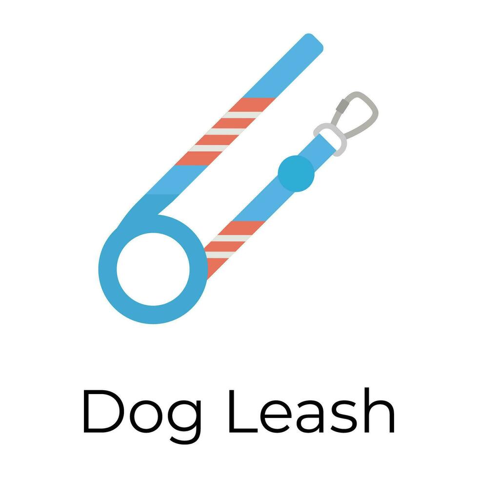 Trendy Dog Leash vector