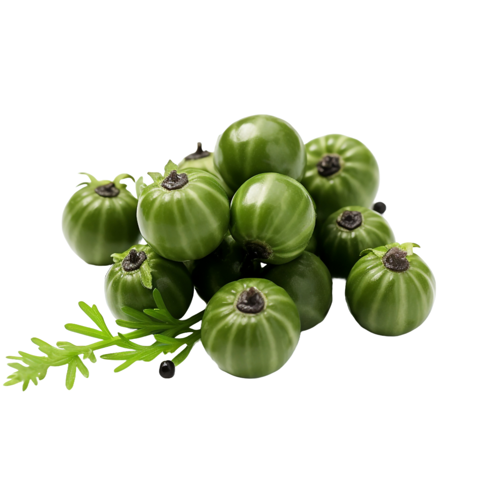 AI generated Fresh capers isolated on transparent background png