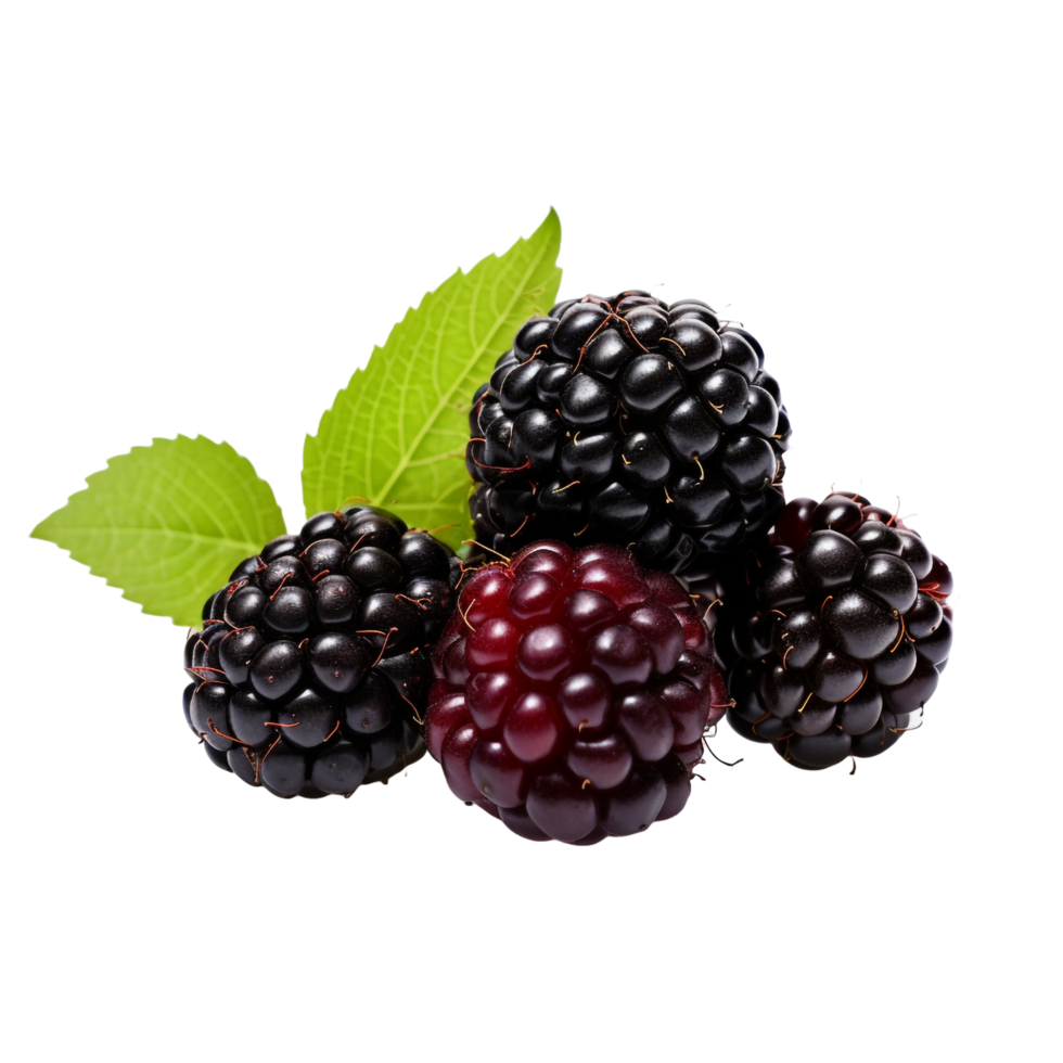 AI generated Dewberry isolated on transparent background png