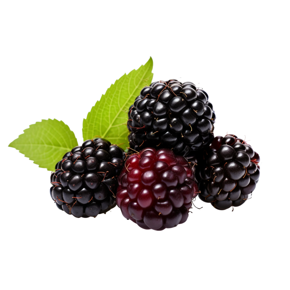 ai genererad dewberry isolerat på transparent bakgrund png