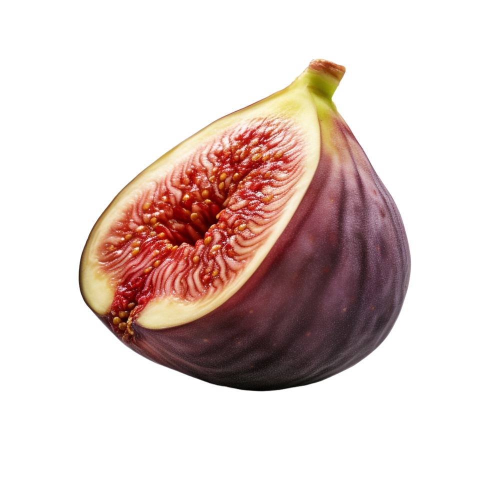 AI generated Fig isolated on transparent background png