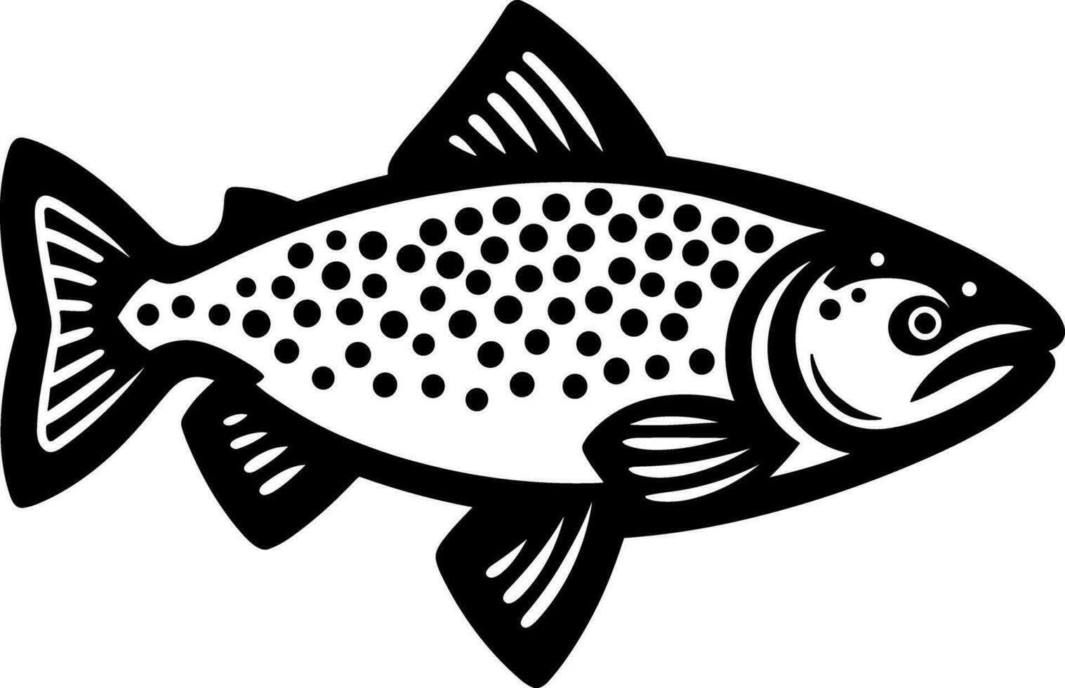 Salmon Fish Fishing vector