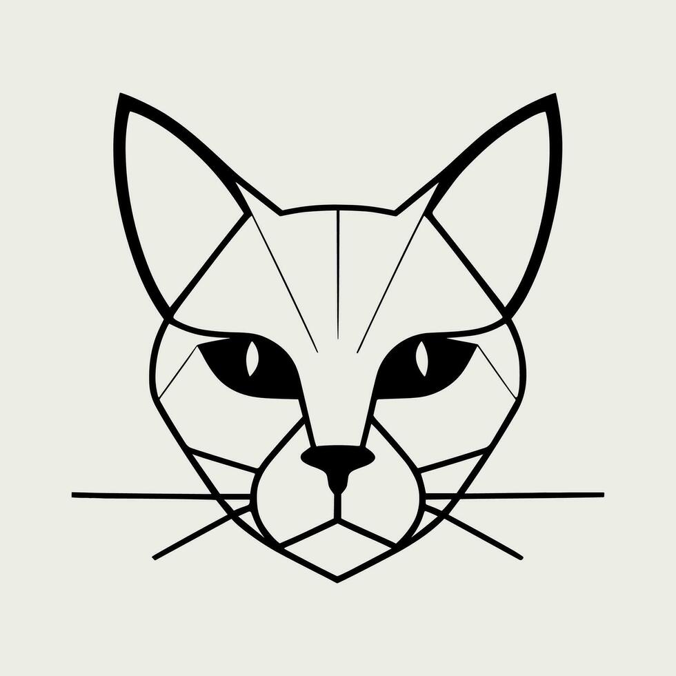 Cute cat vector black and white cartoon character design collection. White background. Pets, Animals.