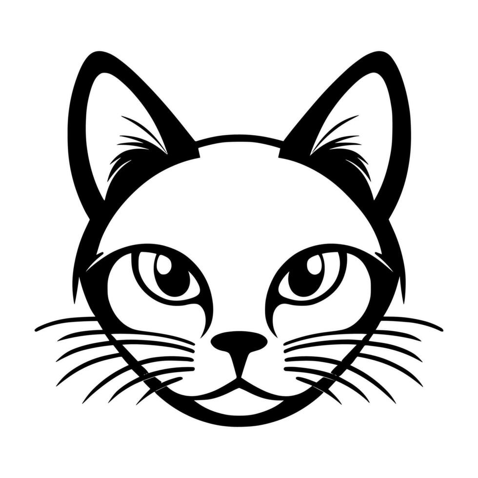 linda gato vector negro y blanco dibujos animados personaje diseño recopilación. blanco antecedentes. mascotas, animales