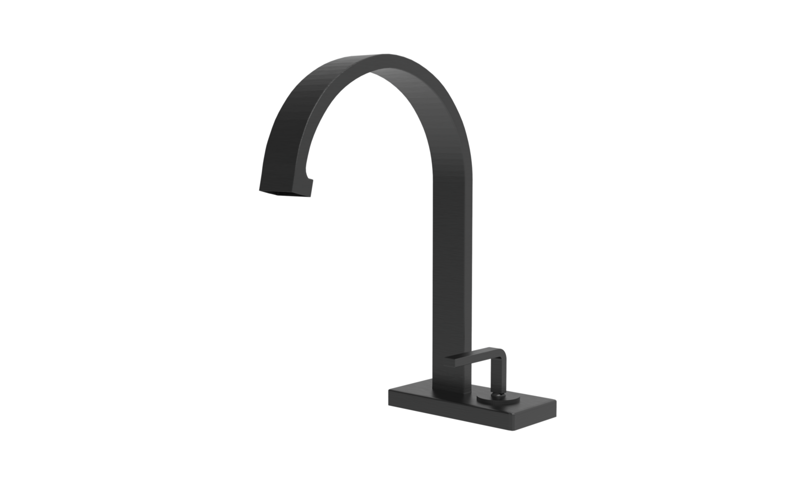 a black faucet on a transparent background png