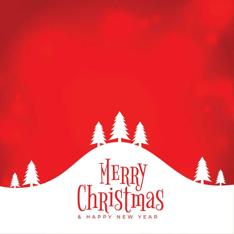 alegre Navidad deseos tarjeta antecedentes con Navidad árbol diseño vector