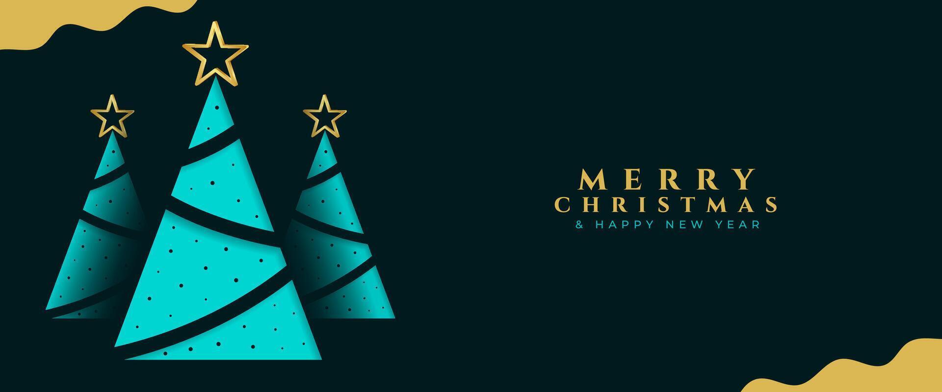 decorative merry christmas festive event wallpaper design vector