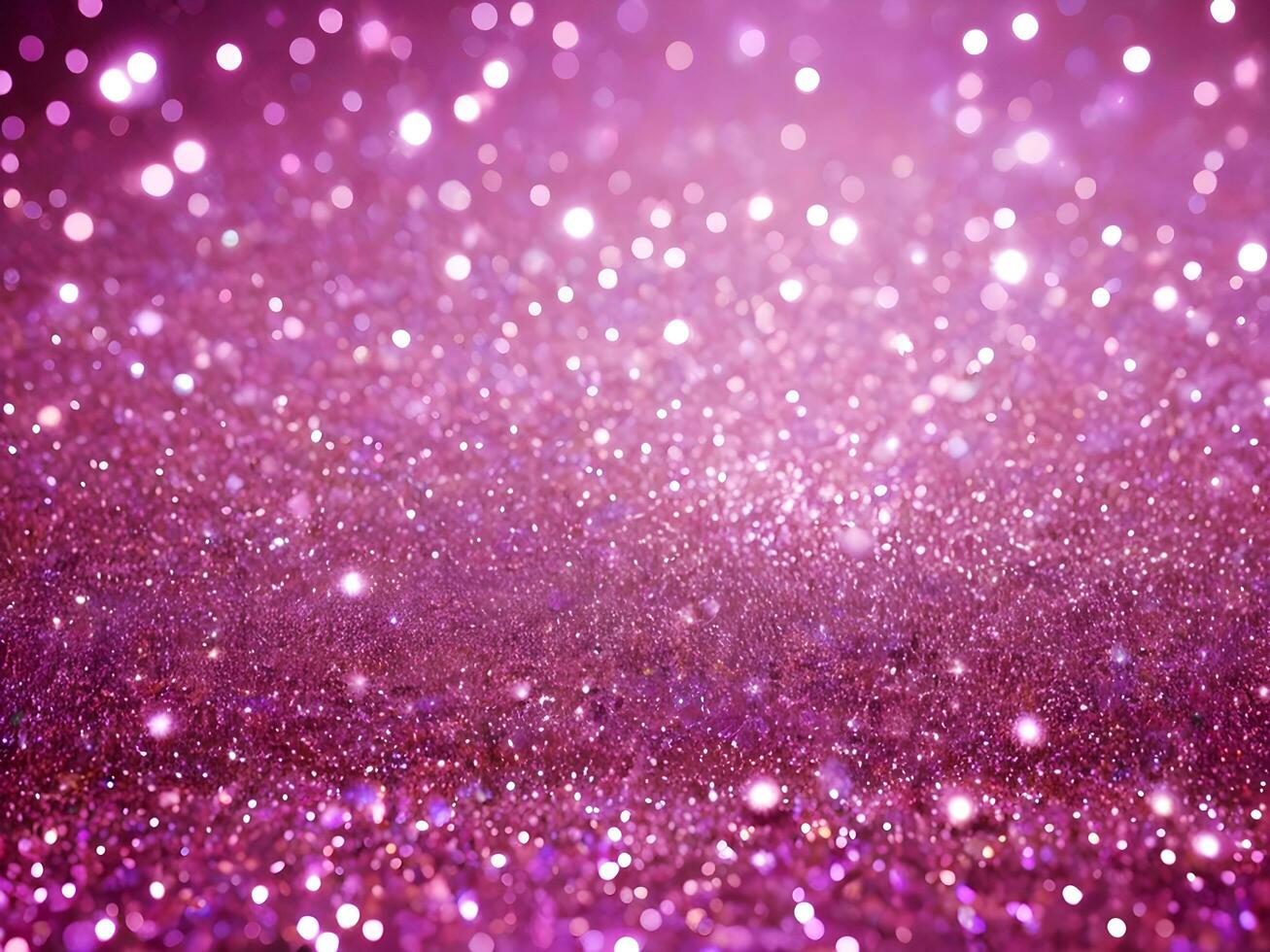 AI generated Beautiful pink abstract shiny light and glitter background photo