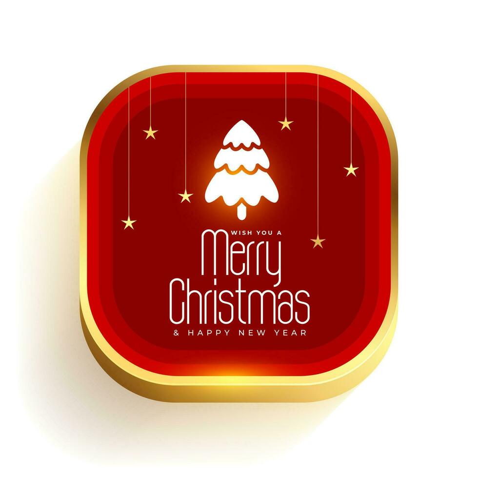 merry christmas seasonal celebration background design vector