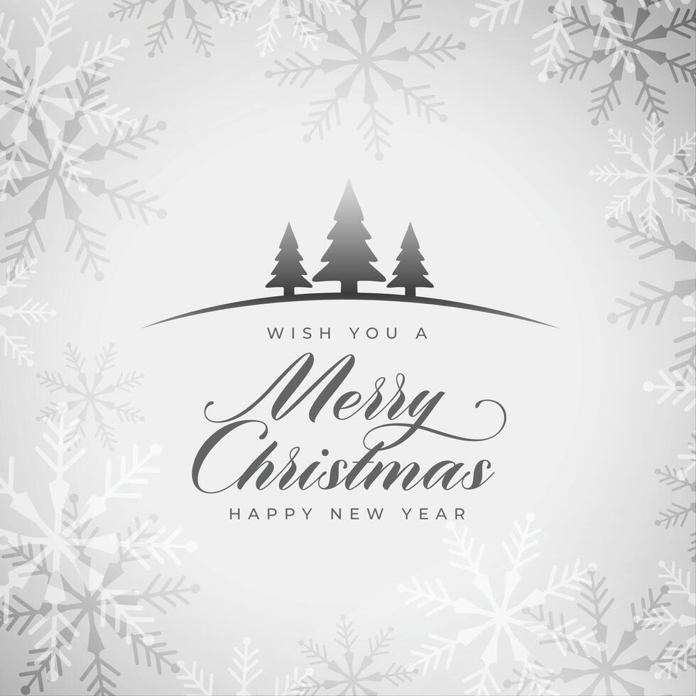 merry christmas and new year festival celebration background vector