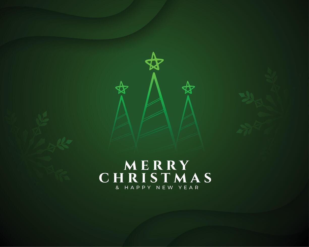 nice merry christmas wishes card with snowflake design vector