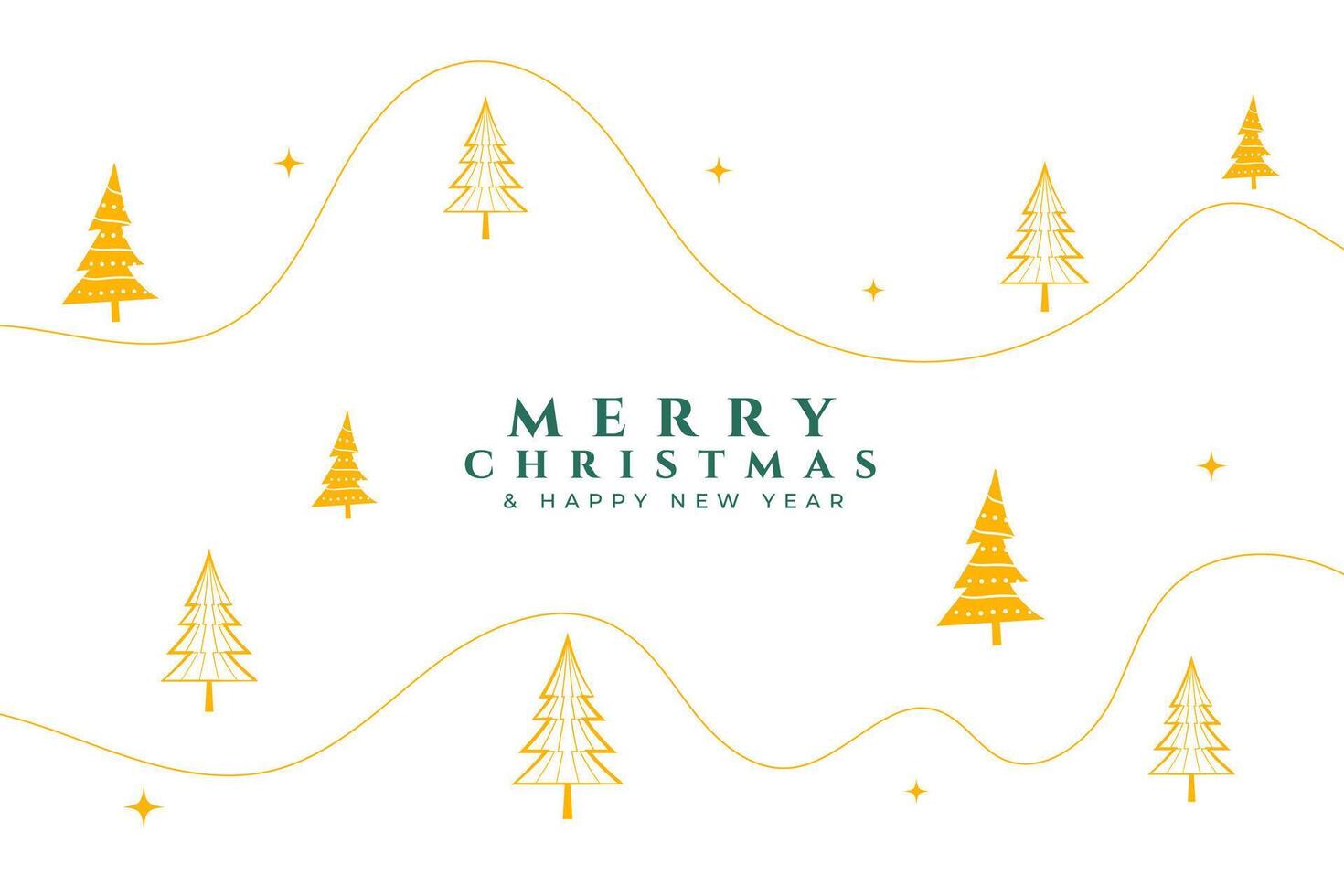 merry christmas winter season tree background design 36297029 Vector