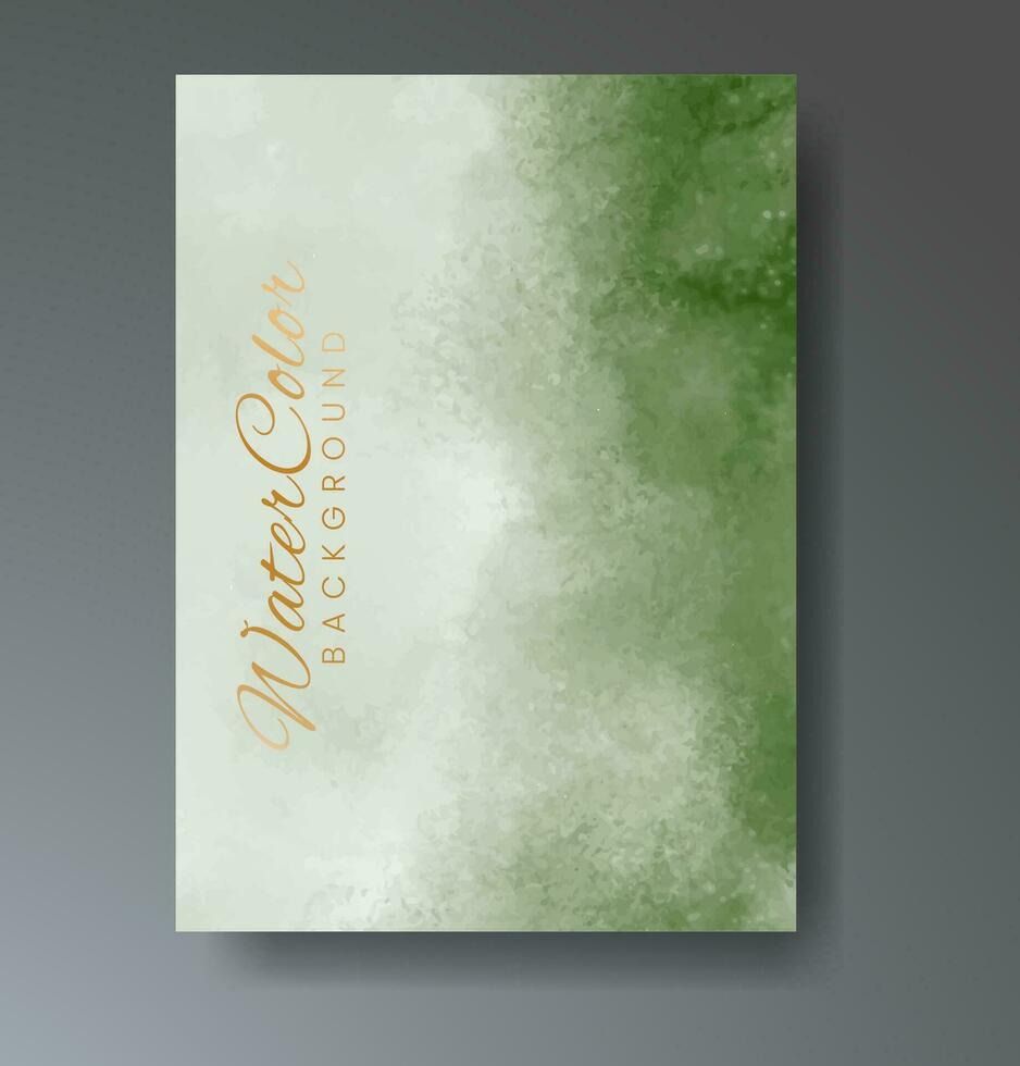 Cards with watercolor background. Design for your cover, date, postcard, banner, logo. vector