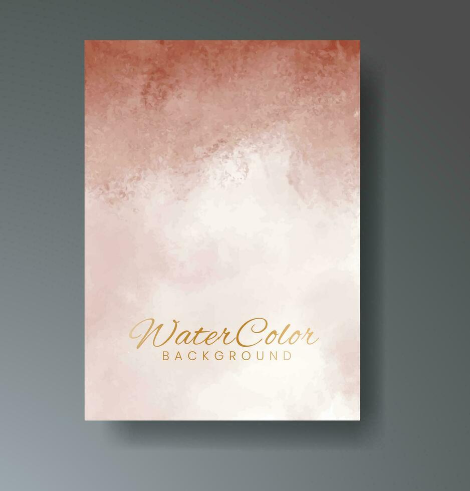 Cards with watercolor background. Design for your cover, date, postcard, banner, logo. vector