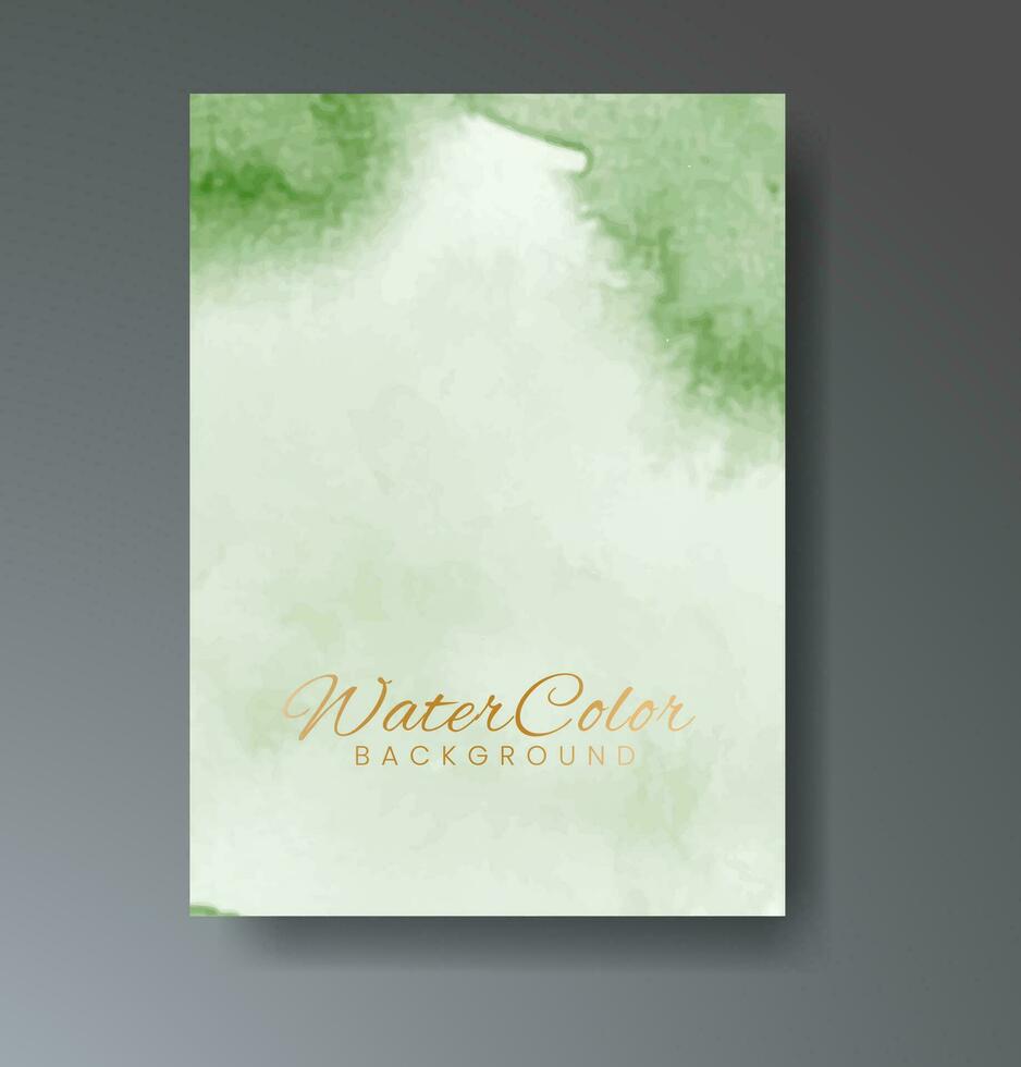 Cards with watercolor background. Design for your cover, date, postcard, banner, logo. vector