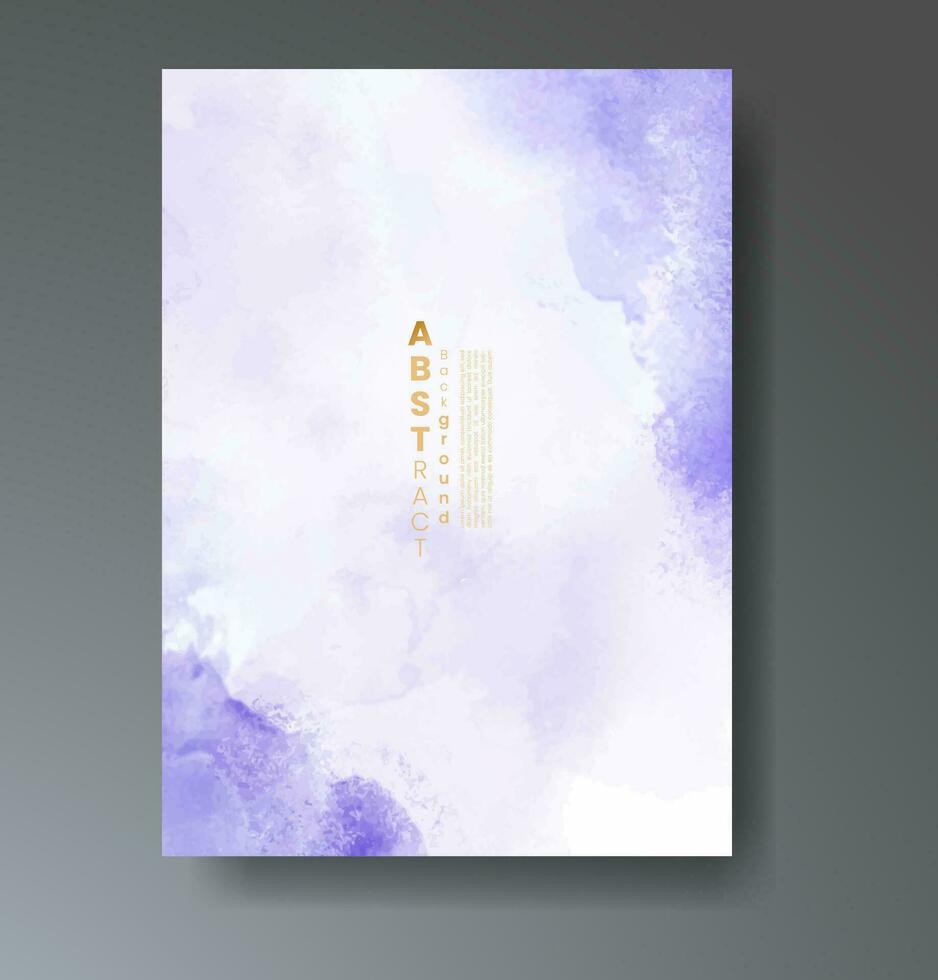 Cards with watercolor background. Design for your cover, date, postcard, banner, logo. vector