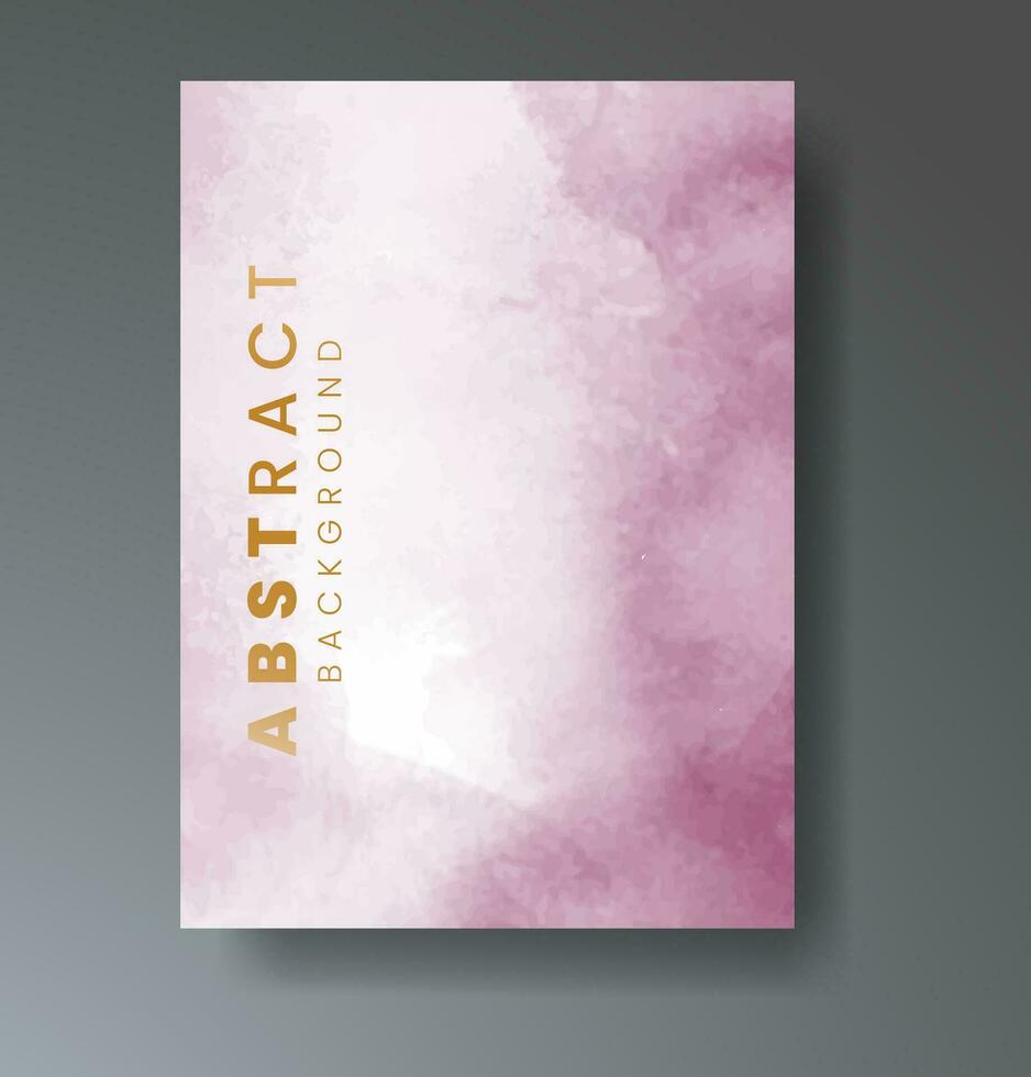 Cards with watercolor background. Design for your cover, date, postcard, banner, logo. vector