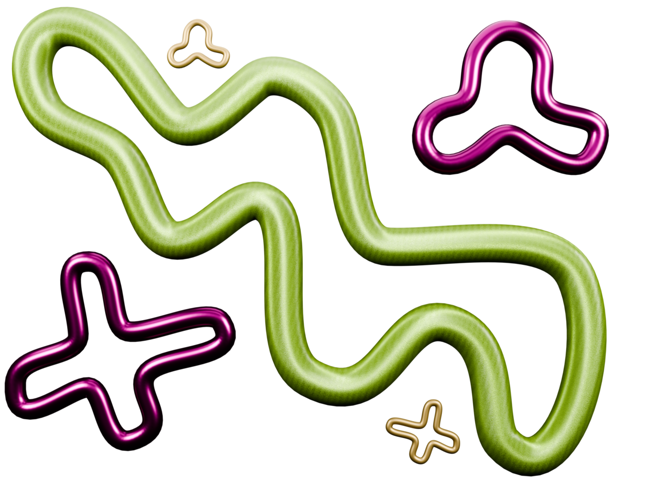 3d spiral shape abstract design png