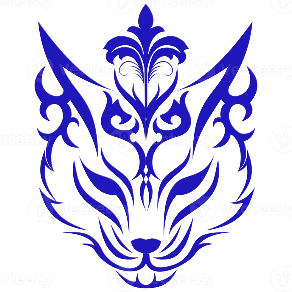 TRIBAL DESIGN CAT CONCEPT png
