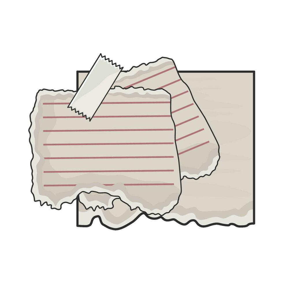 illustration of paper vector
