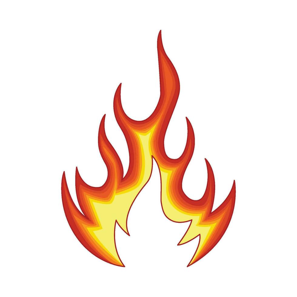 illustration of fire vector