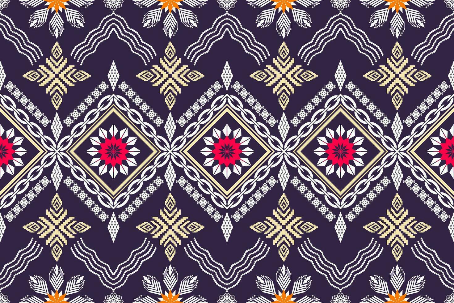 étnico figura azteca bordado estilo. geométrico ikat oriental tradicional Arte patrón de diseño para étnico fondo,fondo de pantalla,moda,ropa,envoltura,tela,elemento,pareo,gráfico,vector ilustración vector