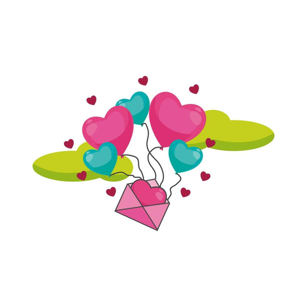 valentine ornament vector illustration