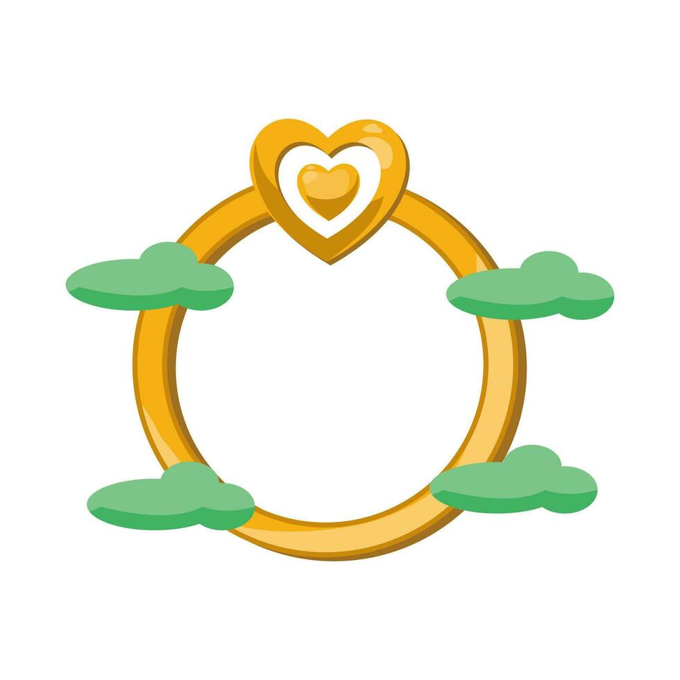 valentine ornament vector illustration