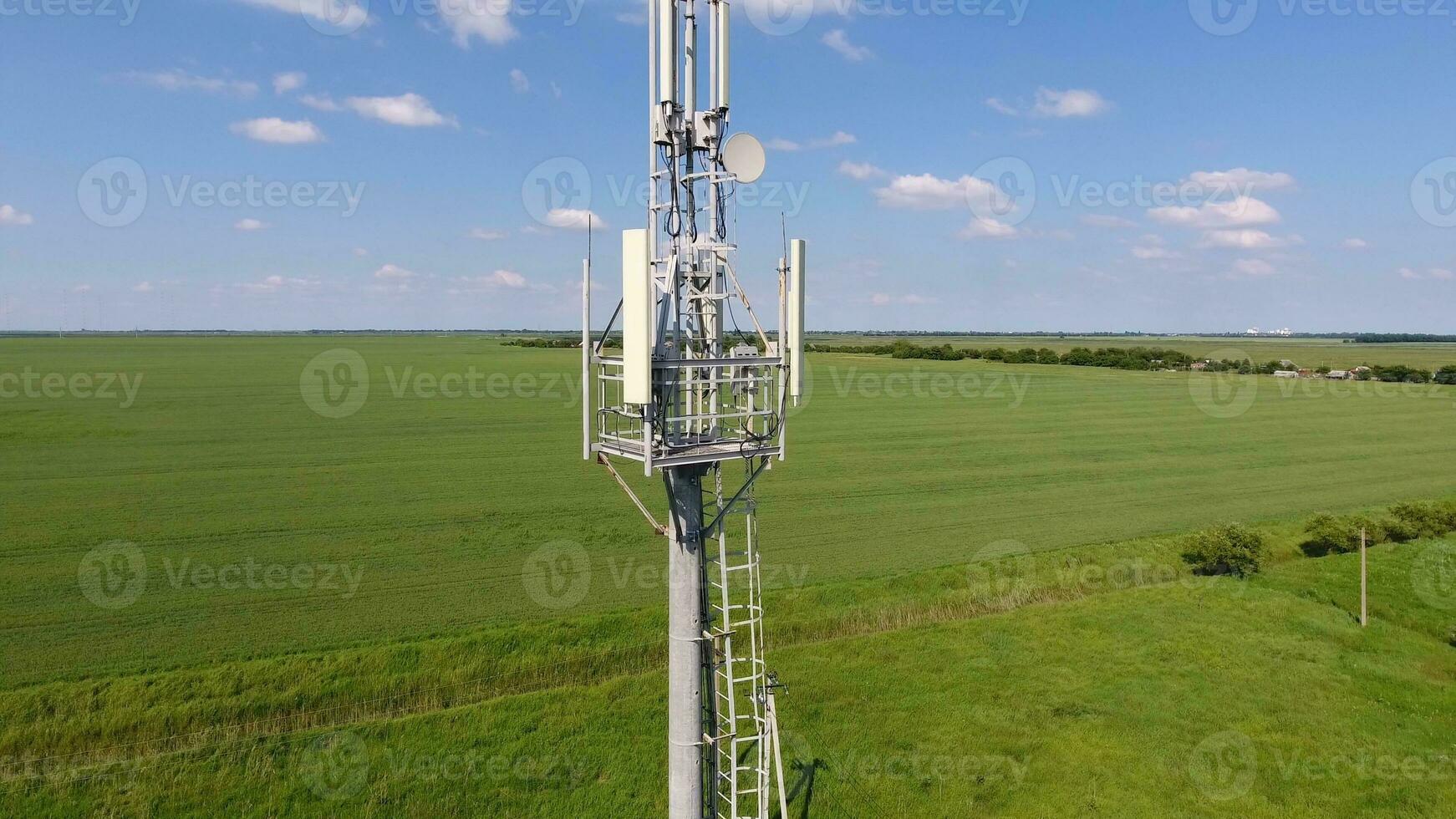 Cellular tower. Equipment for relaying cellular and mobile signal photo