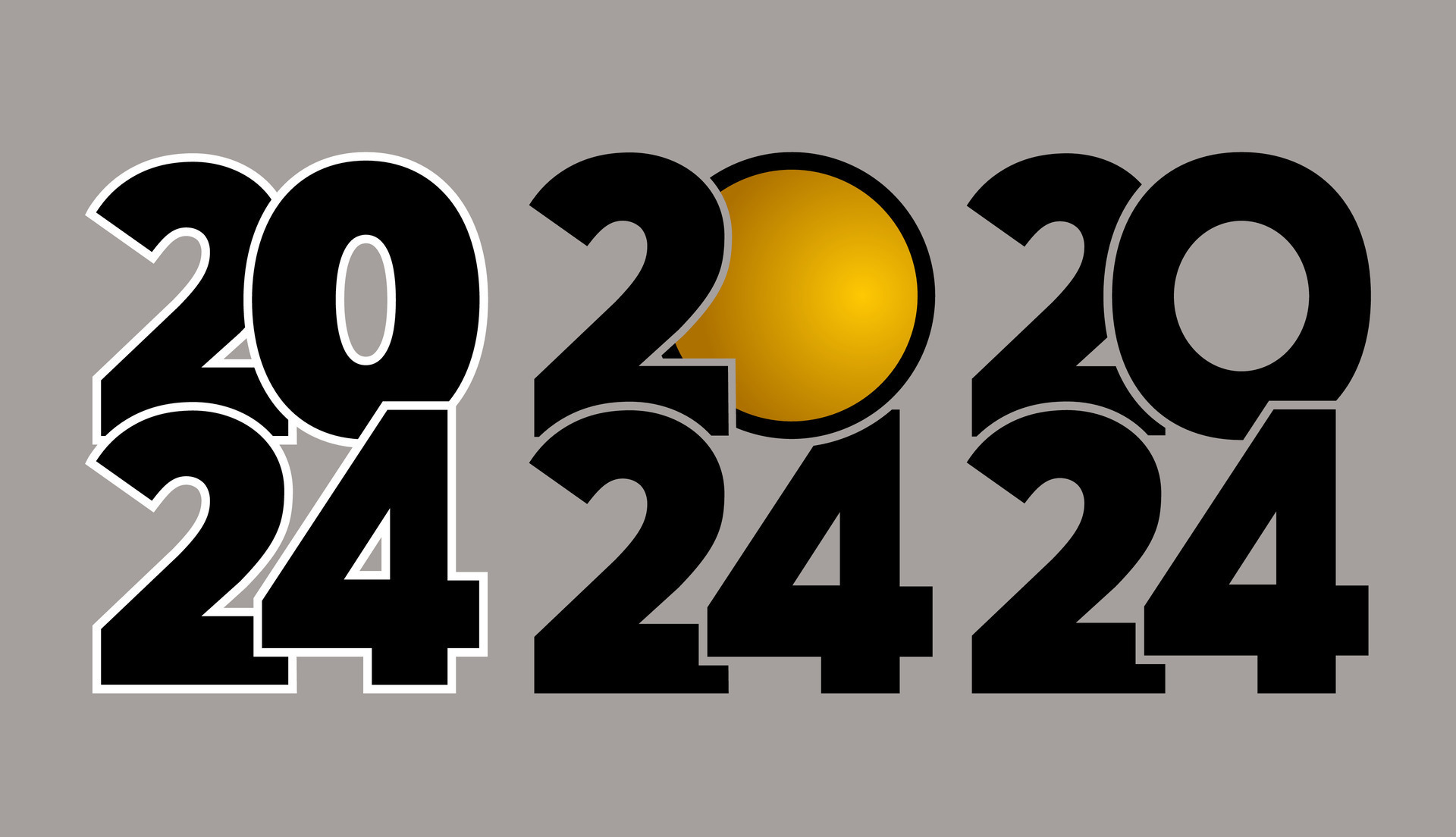 Set of Logos 2024. Simple and concise design. 36299449 Vector Art at Vecteezy