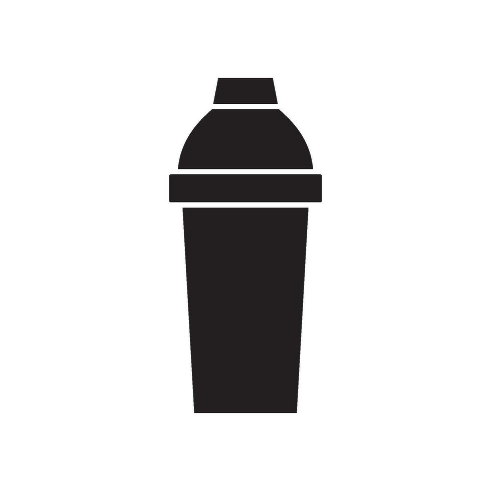 cocktail shaker icon vector template