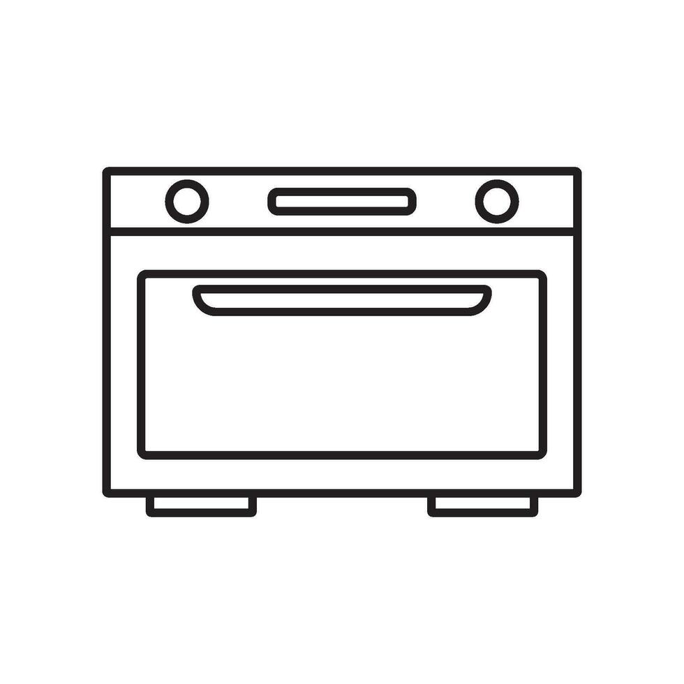 oven icon vector template