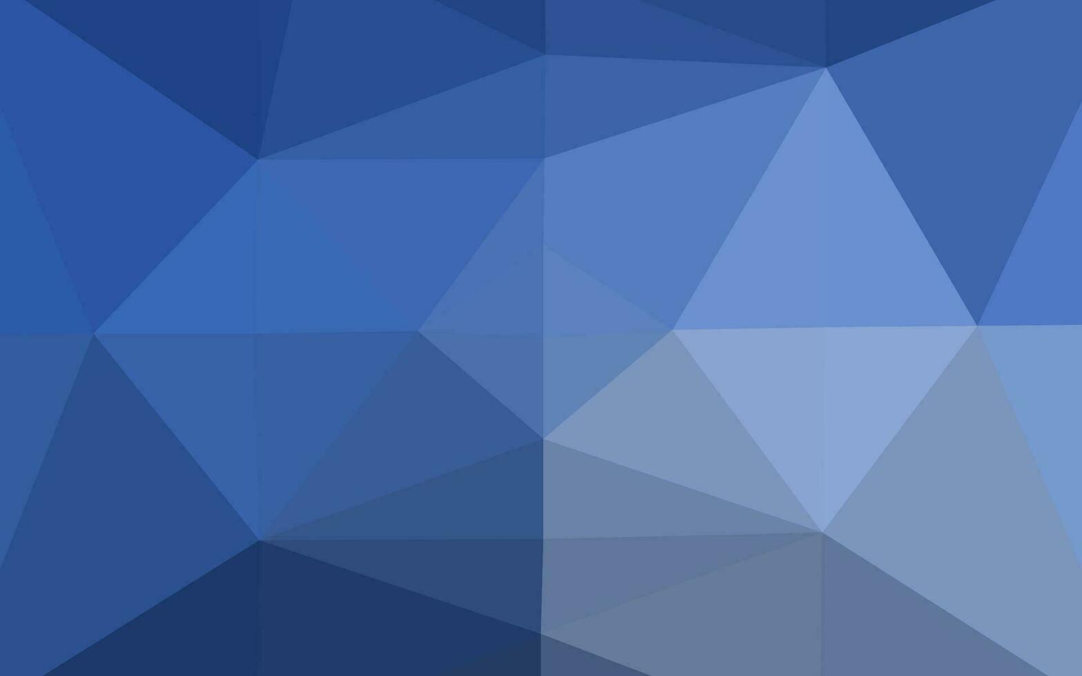 Light BLUE vector shining triangular template.