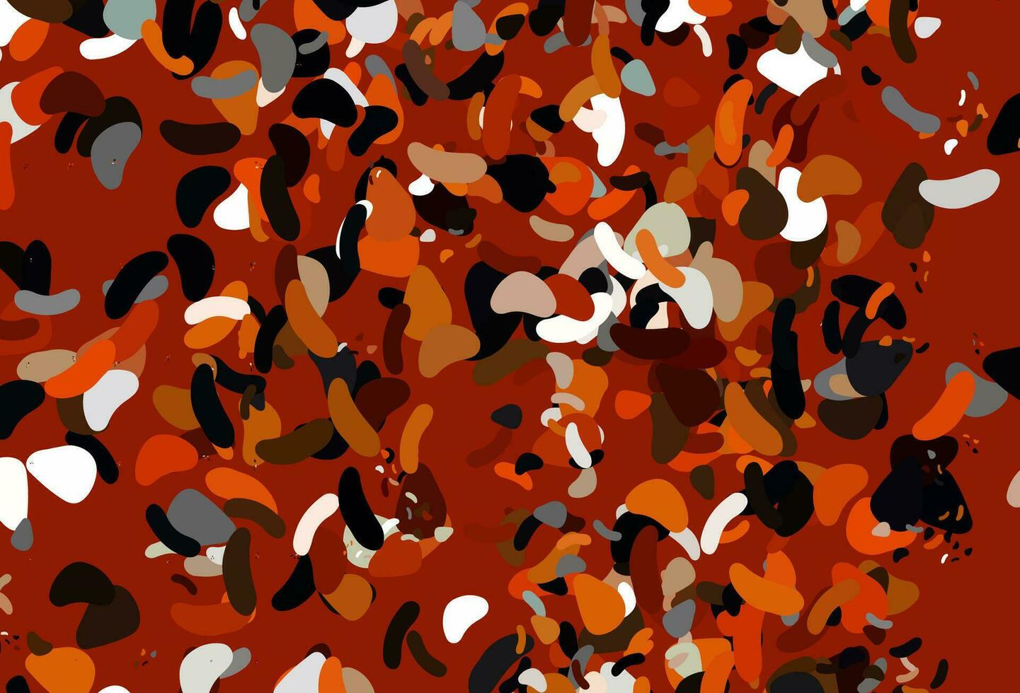 Light Orange vector texture with random forms.